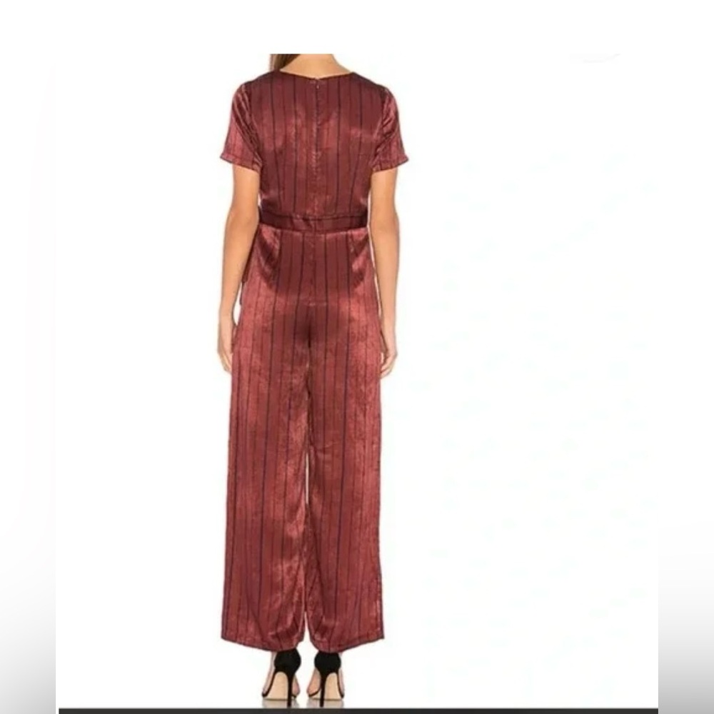 J.O.A. Burgundy Jumpsuit - Picture 3 of 10